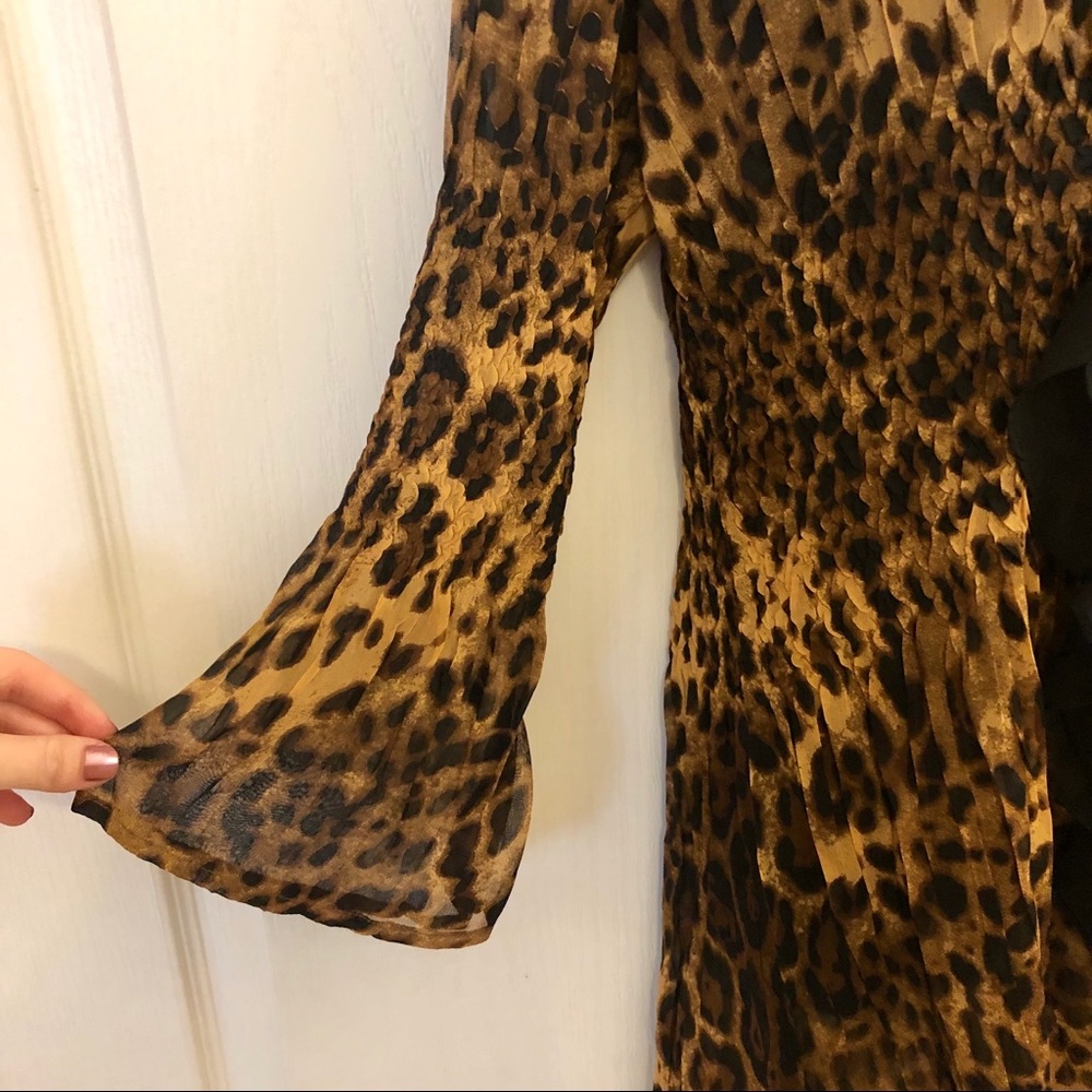 Jerry T Leopard Ruffle Tunic Dress - Picture 3 of 6